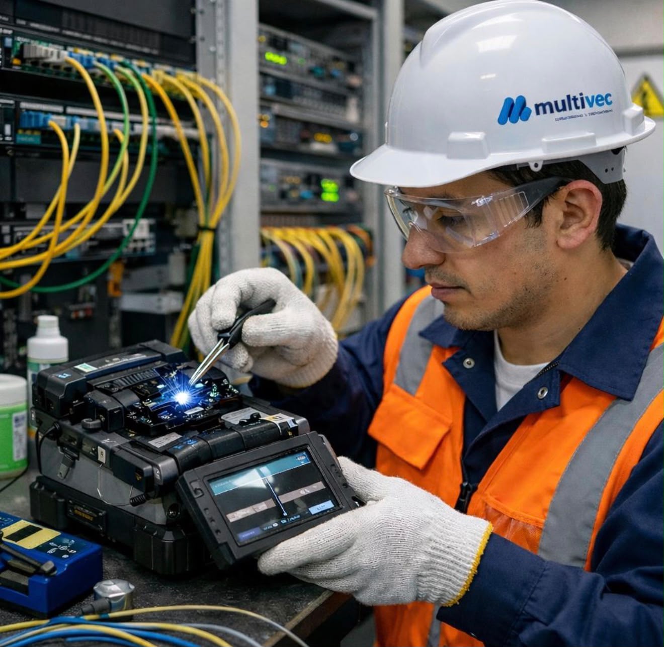 Fusão de Fibra Óptica em Campo